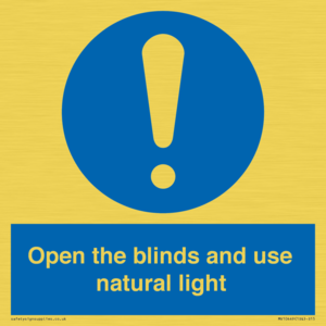 MV10449: Open the blinds and use natural light