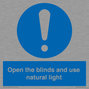 MV10449: Open the blinds and use natural light