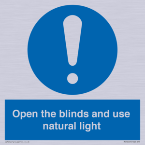 MV10449: Open the blinds and use natural light