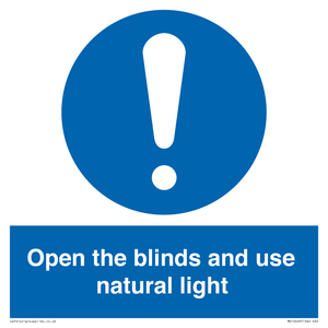 MV10449: Open the blinds and use natural light