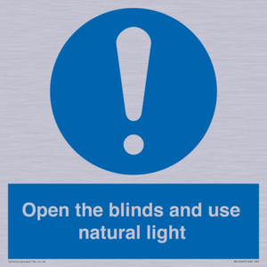MV10449: Open the blinds and use natural light