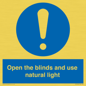 MV10449: Open the blinds and use natural light