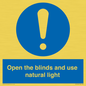 MV10449: Open the blinds and use natural light