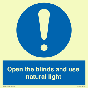 MV10449: Open the blinds and use natural light