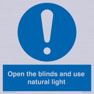 MV10449: Open the blinds and use natural light
