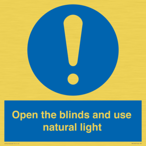 MV10449: Open the blinds and use natural light