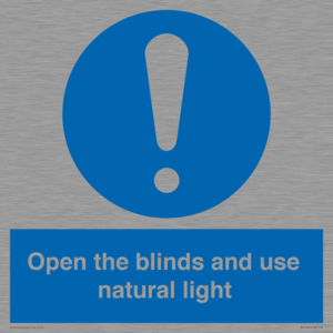 MV10449: Open the blinds and use natural light