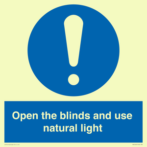 MV10449: Open the blinds and use natural light