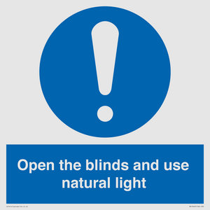 MV10449: Open the blinds and use natural light