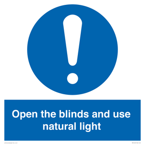 MV10449: Open the blinds and use natural light