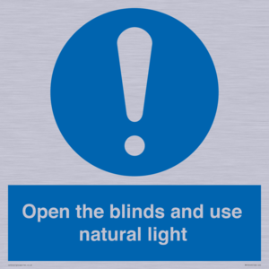 MV10449: Open the blinds and use natural light