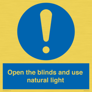 MV10449: Open the blinds and use natural light