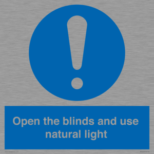 MV10449: Open the blinds and use natural light