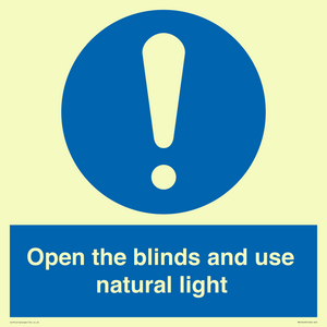 MV10449: Open the blinds and use natural light