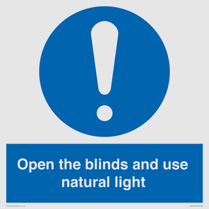 MV10449: Open the blinds and use natural light
