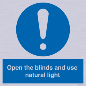 MV10449: Open the blinds and use natural light