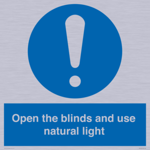 MV10449: Open the blinds and use natural light