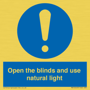 MV10449: Open the blinds and use natural light