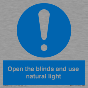 MV10449: Open the blinds and use natural light