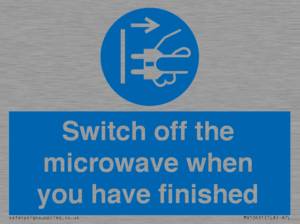 MV10451: Switch off the microwave when you have finished