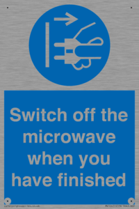 MV10451: Switch off the microwave when you have finished