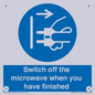MV10451: Switch off the microwave when you have finished