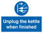 MV10453: Unplug the kettle when finished