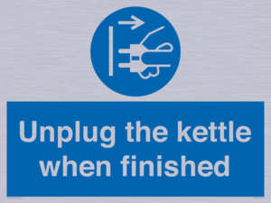 MV10453: Unplug the kettle when finished
