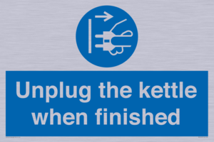 MV10453: Unplug the kettle when finished