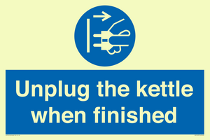 MV10453: Unplug the kettle when finished