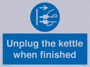 MV10453: Unplug the kettle when finished