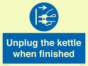 MV10453: Unplug the kettle when finished