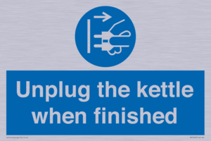 MV10453: Unplug the kettle when finished