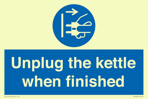 MV10453: Unplug the kettle when finished