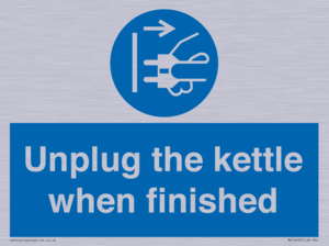 MV10453: Unplug the kettle when finished