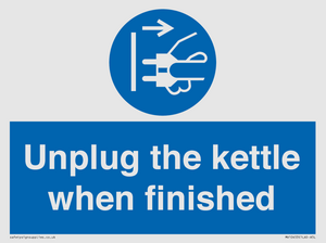 MV10453: Unplug the kettle when finished