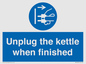MV10453: Unplug the kettle when finished