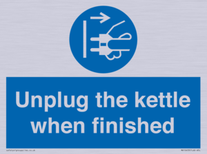 MV10453: Unplug the kettle when finished