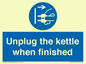 MV10453: Unplug the kettle when finished