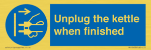 MV10453: Unplug the kettle when finished