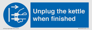 MV10453: Unplug the kettle when finished