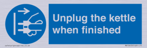 MV10453: Unplug the kettle when finished