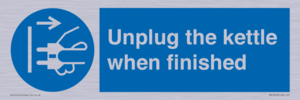 MV10453: Unplug the kettle when finished