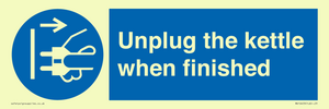 MV10453: Unplug the kettle when finished