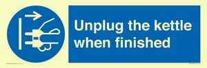 MV10453: Unplug the kettle when finished