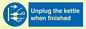 MV10453: Unplug the kettle when finished