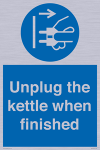 MV10453: Unplug the kettle when finished
