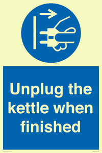 MV10453: Unplug the kettle when finished