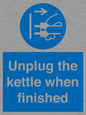 MV10453: Unplug the kettle when finished