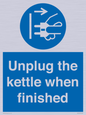 MV10453: Unplug the kettle when finished